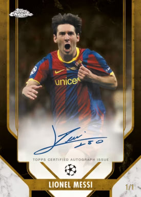 Topps - Chrome UEFA Club Competitions 2025/26 - Mega Box