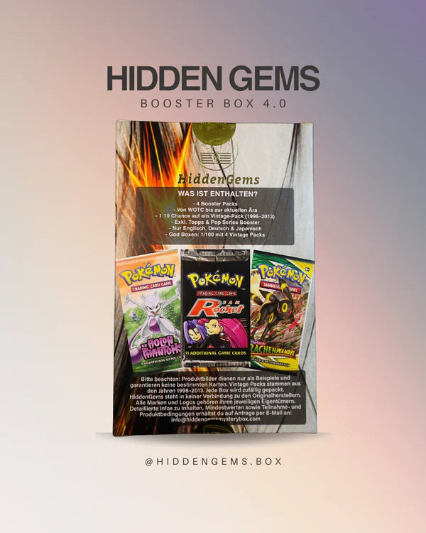 Hidden Gems - Pokémon Booster Box 4.0