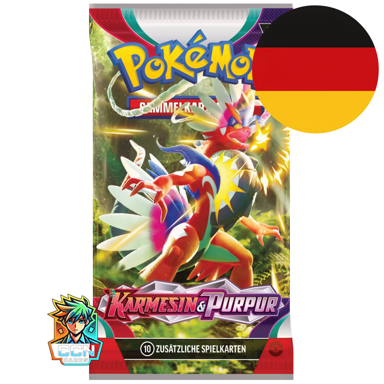 Pokémon Karmesin & Purpur Booster - DE
