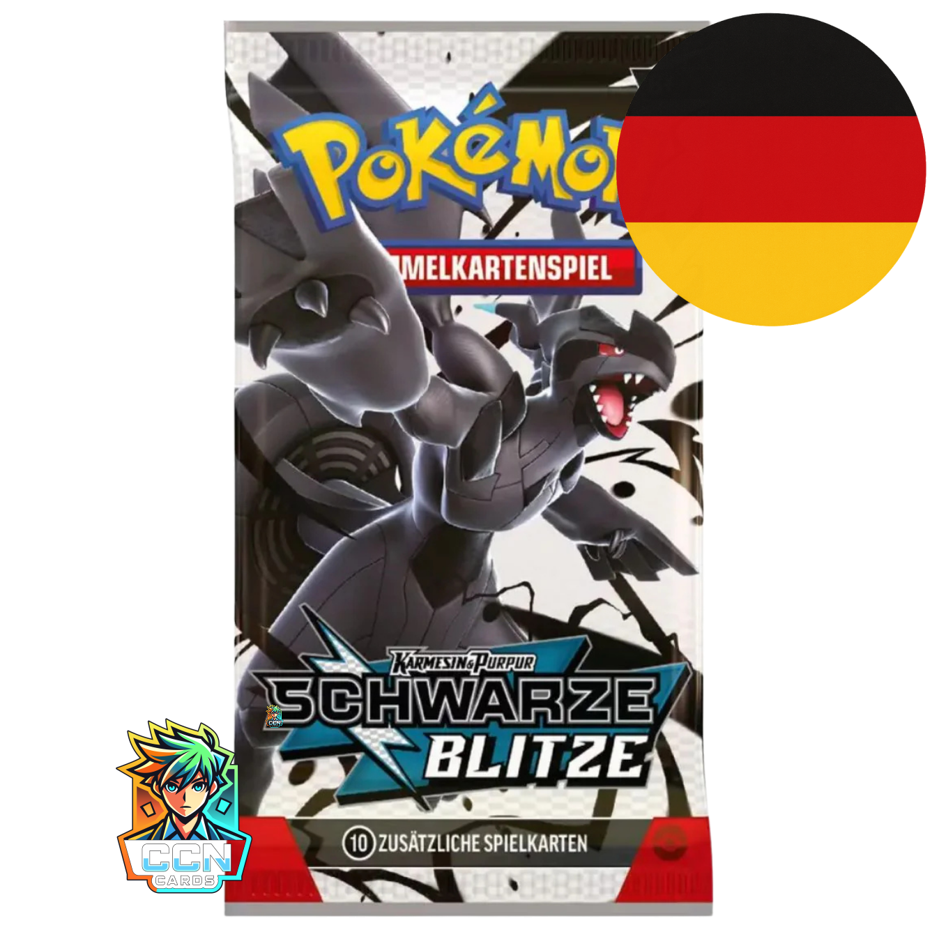 Pokémon Karmesin & Purpur - Schwarze Blitze Booster - DE