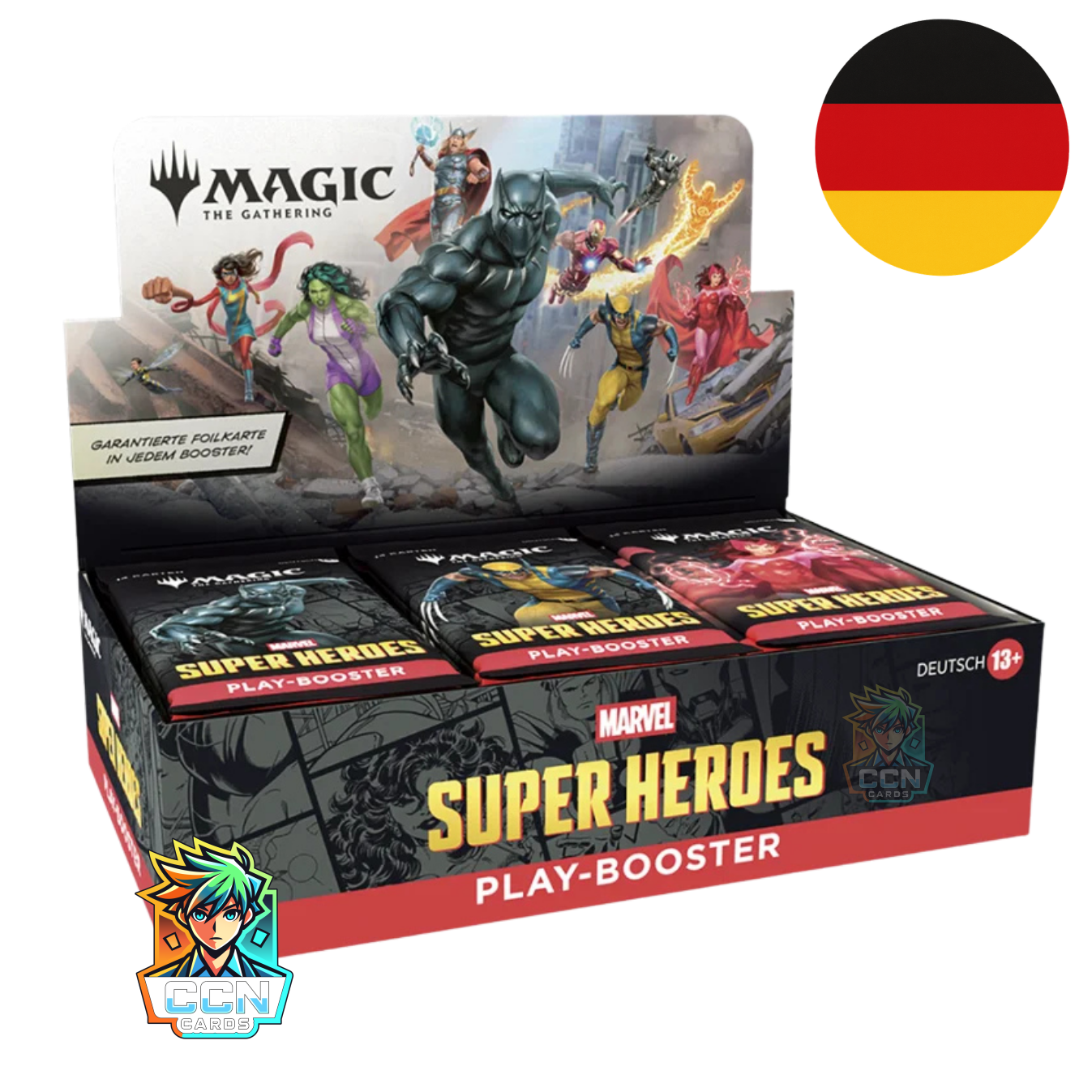 Magic: The Gathering - Marvel Super Heroes Play Booster Display - DE