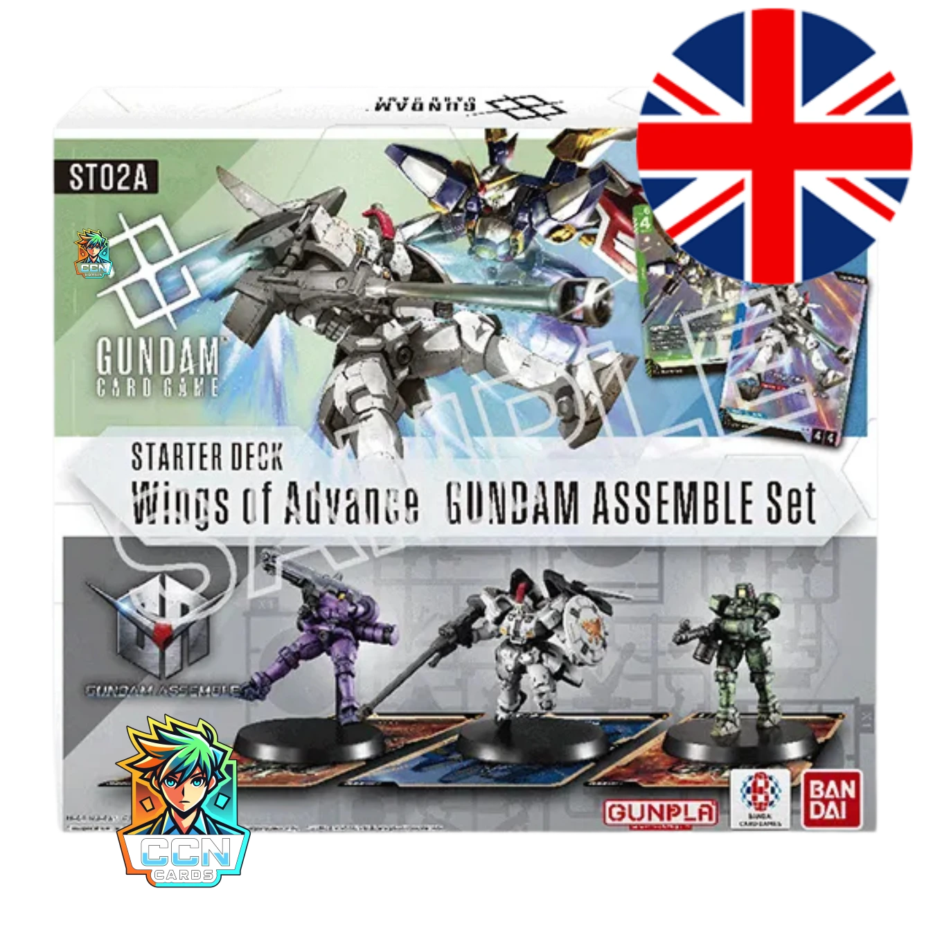 Gundam Card Game - Starter Deck Wings of Advance ST02/ST02A - ENG