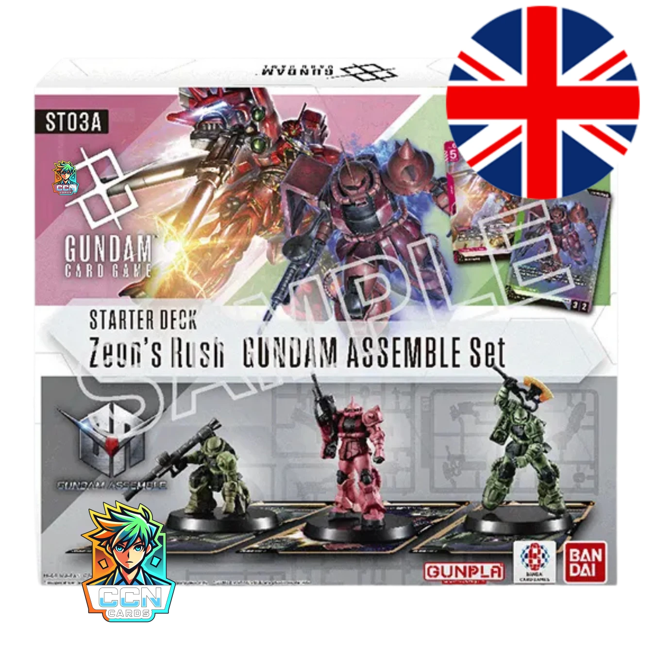 Gundam Card Game - Starter Deck Zeon´s Rush ST03/ST03A - ENG