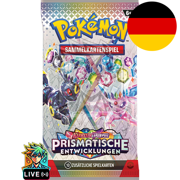 Pokémon Karmesin & Purpur - Prismatische Entwicklungen Booster - DE