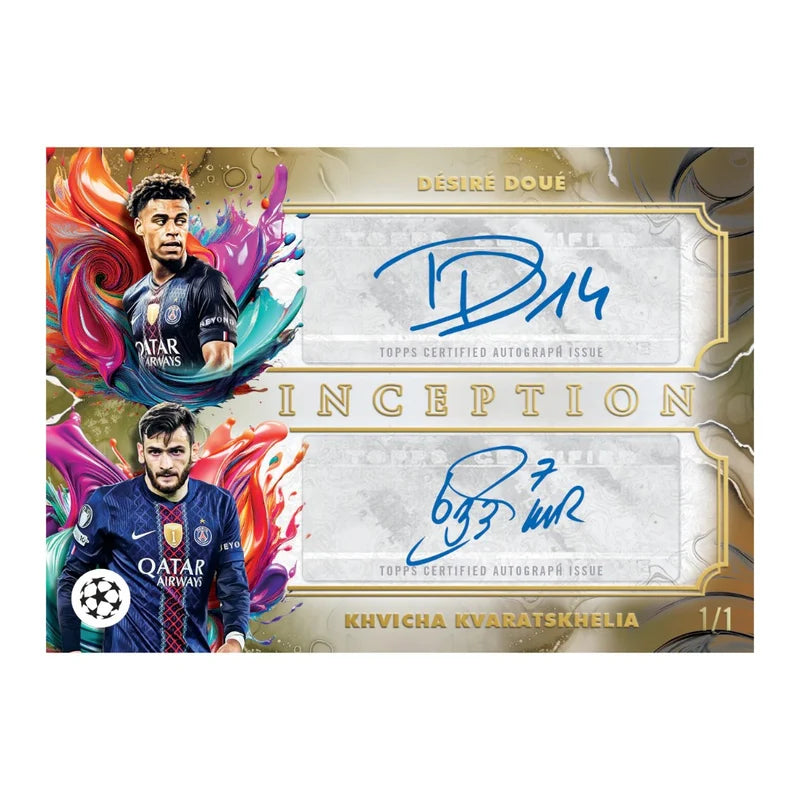 Topps - 2025/26 Inception UEFA Club Competitions - Hobby Box