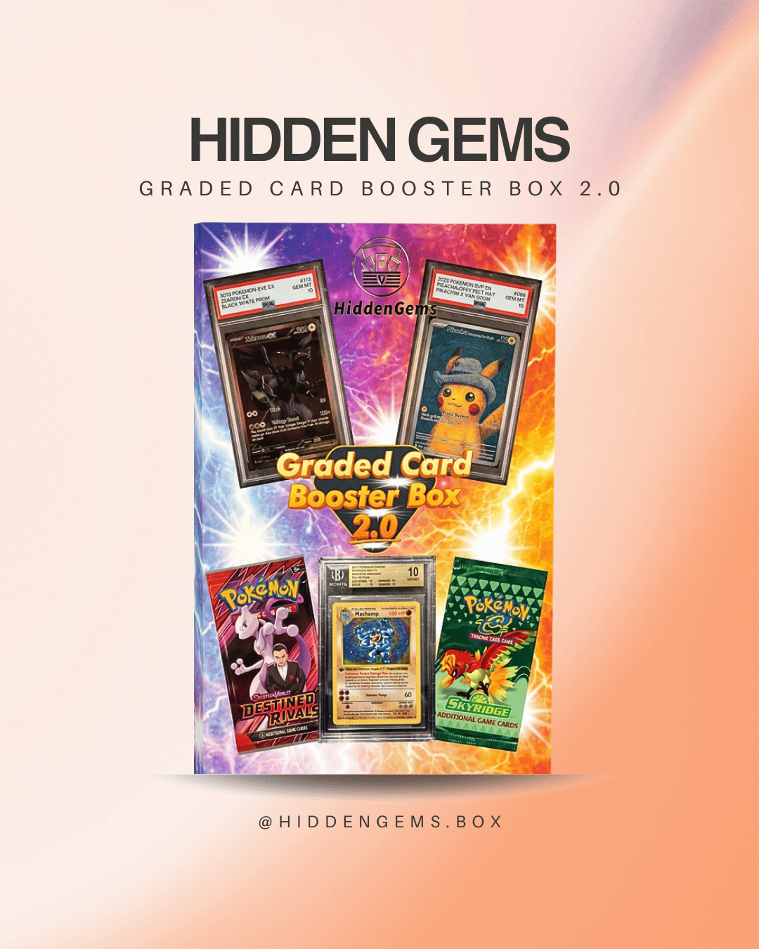 Hidden Gems - Pokémon Graded Card Booster Box 2.0