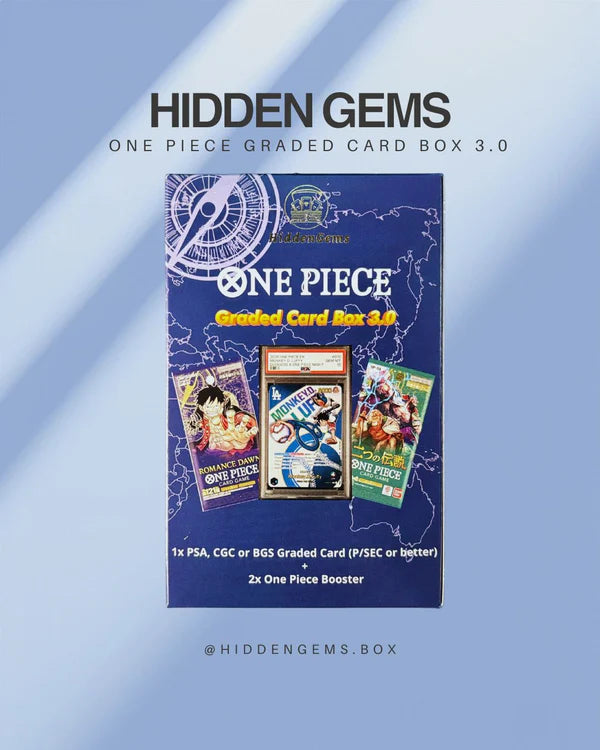 Hidden Gems - One Piece Graded Card Booster Box 3.0