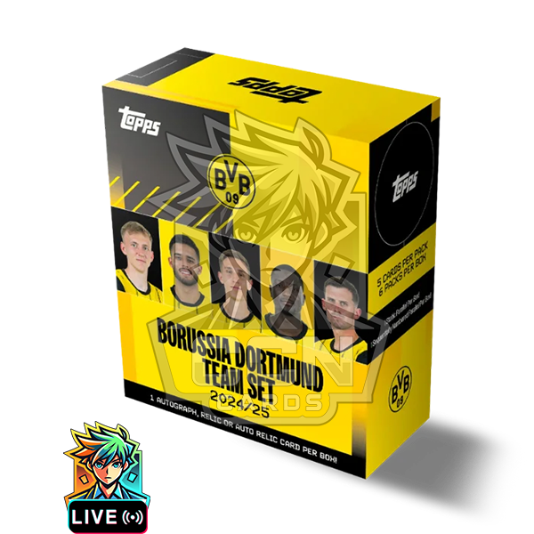 Topps 2024-25 Borussia Dortmund Team Set - Hobby Box