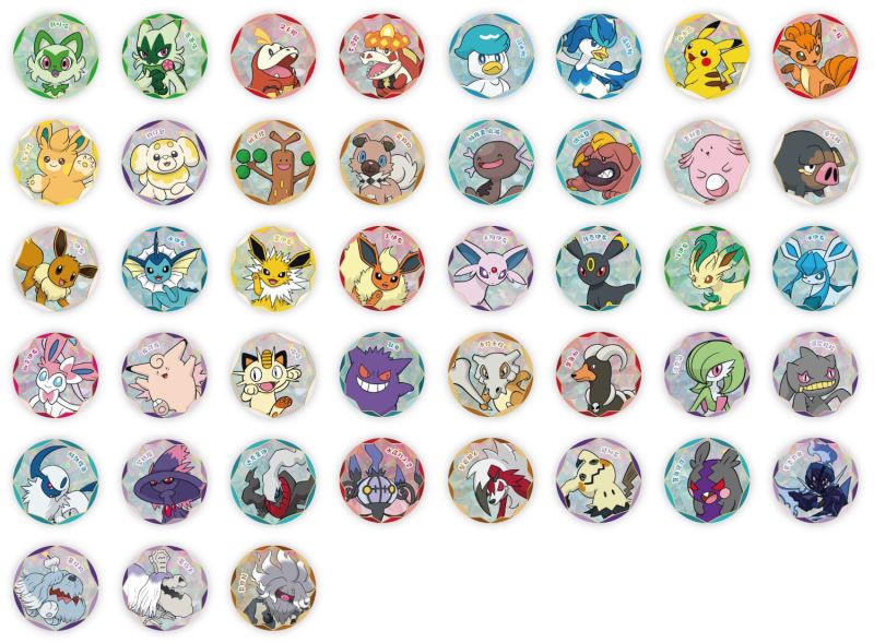 Pokémon - Gem Pack Badge Set - CN