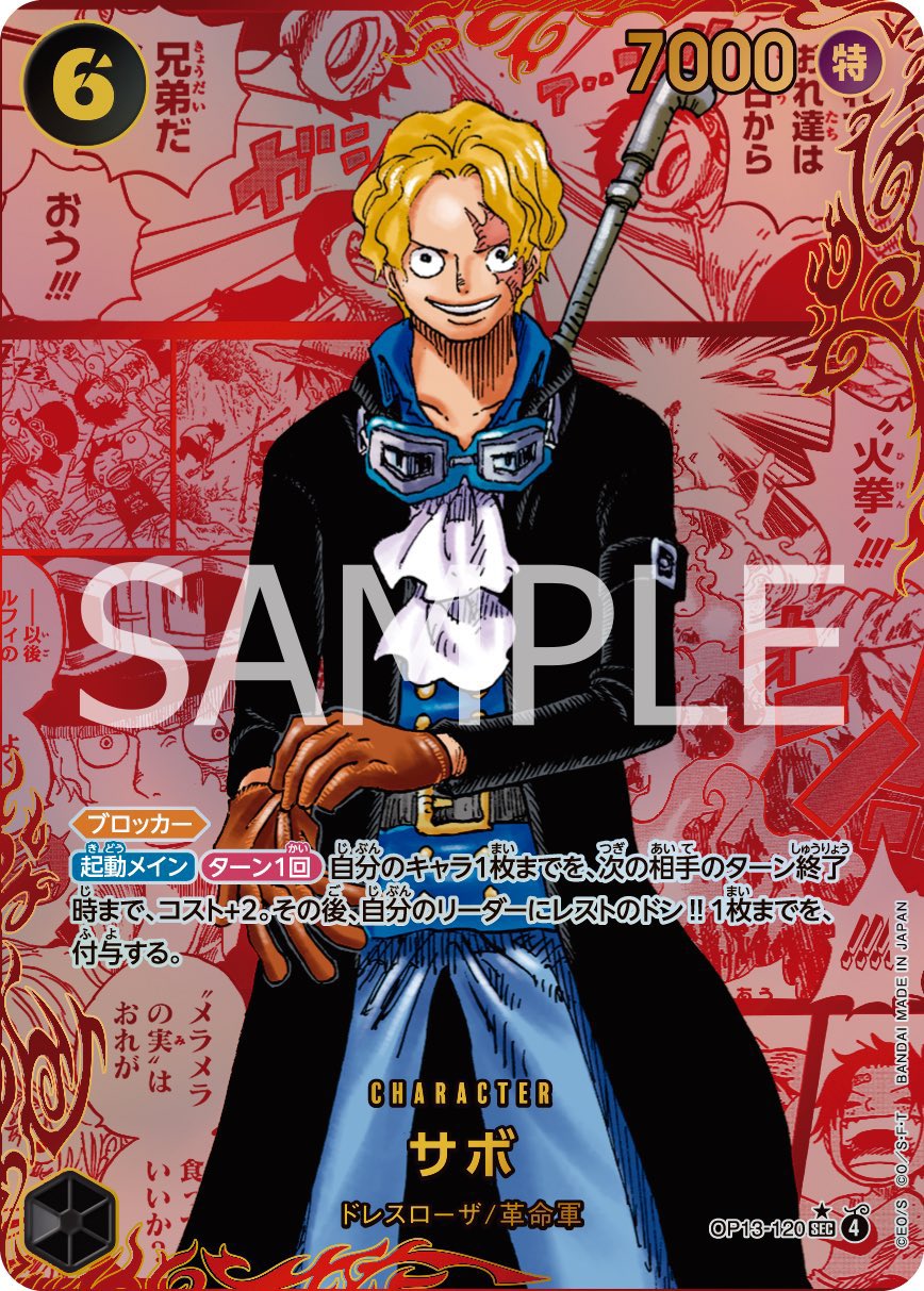 One Piece - OP13 - Carrying On His Will - JAP