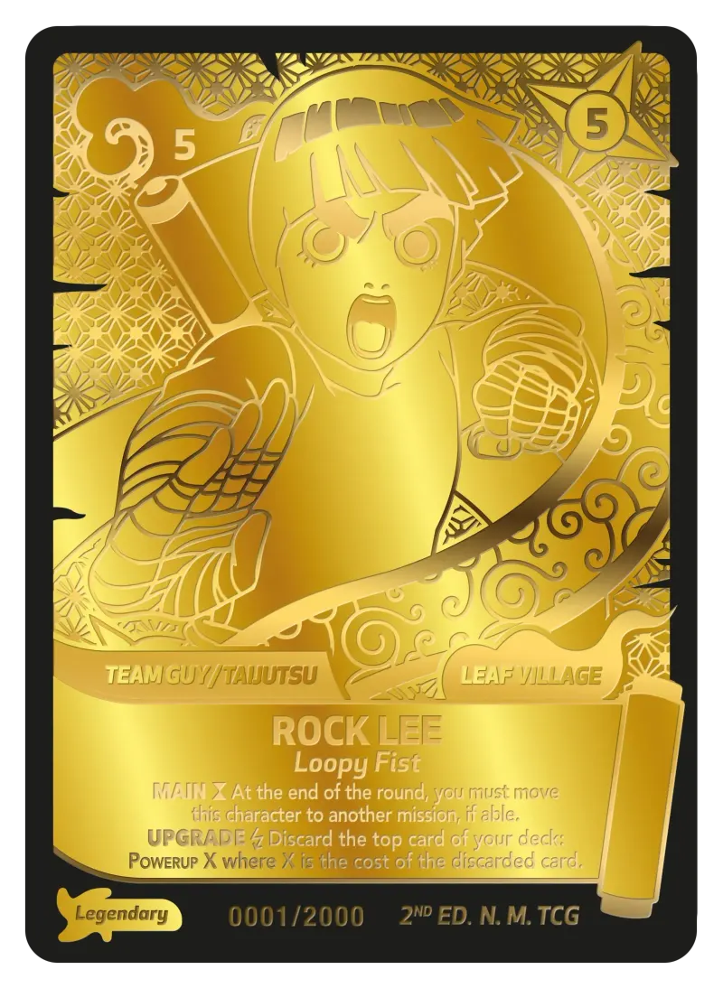 Naruto Mythos Card Game - First Set 2nd Edition Konoha Shidō Display - ENG