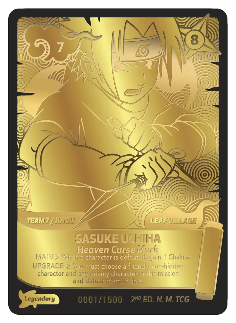 Naruto Mythos Card Game - First Set 2nd Edition Konoha Shidō Display - ENG