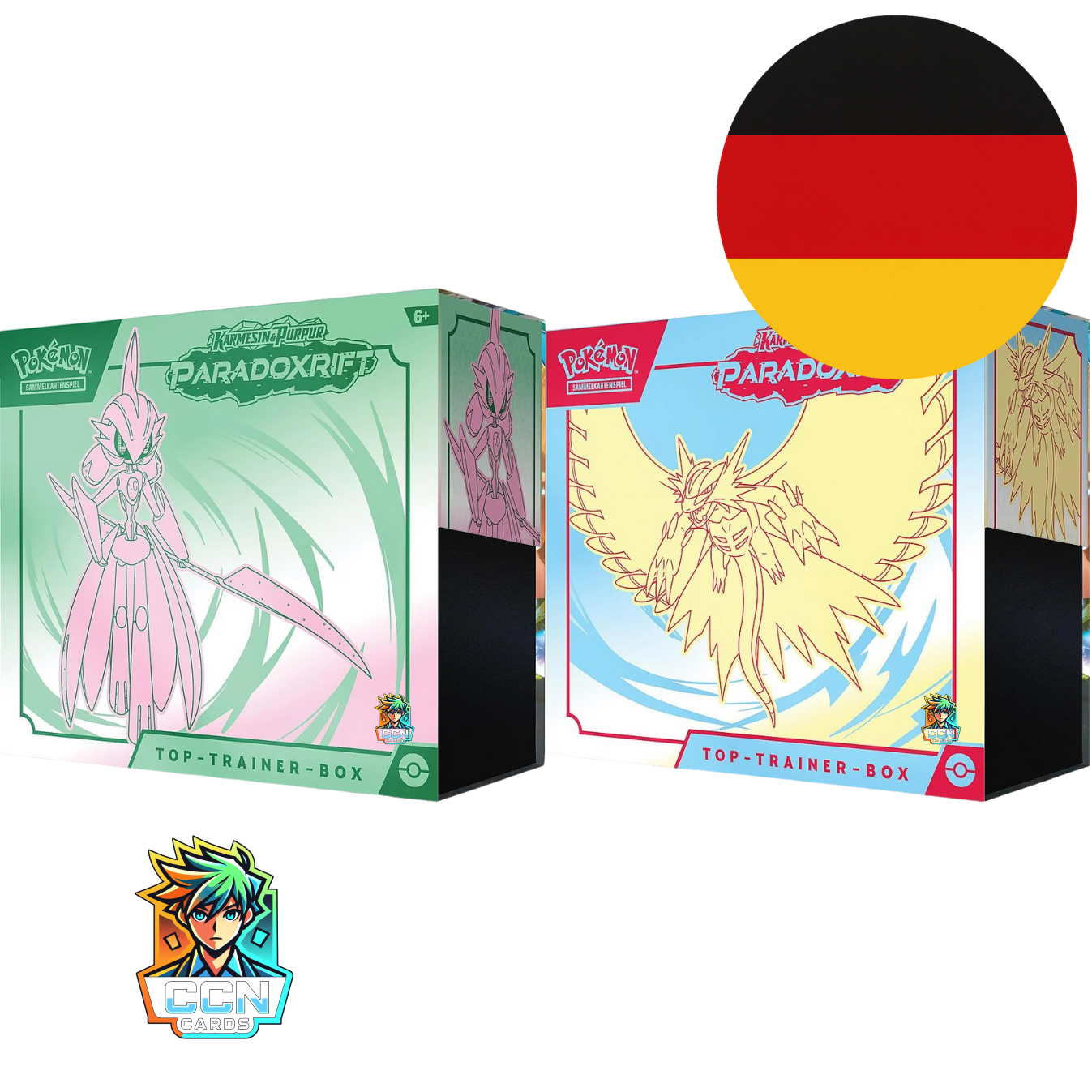 Pokémon Karmesin & Purpur - Paradoxrift Top-Trainer-Box - DE