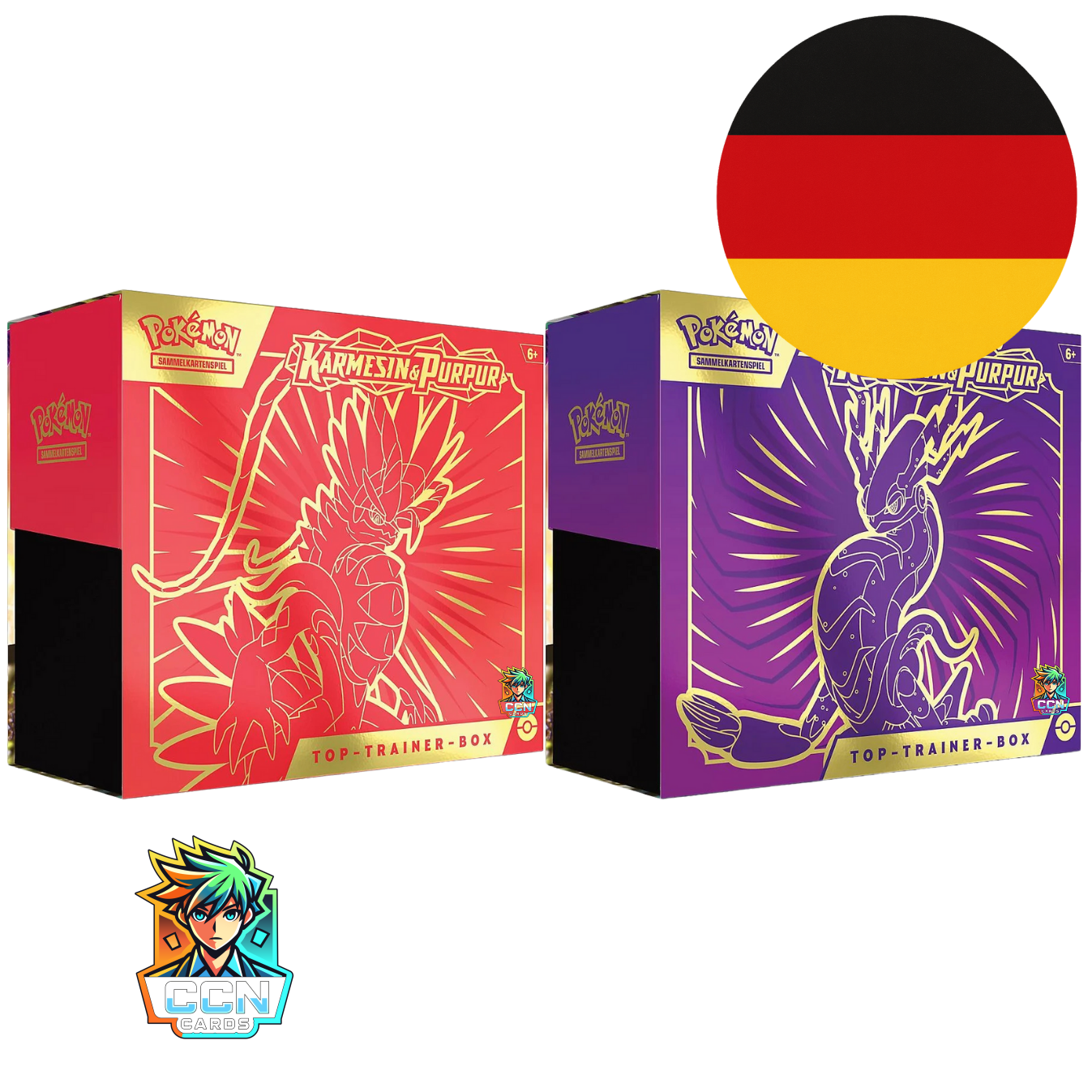 Pokémon Karmesin & Purpur -Top-Trainer-Box - DE