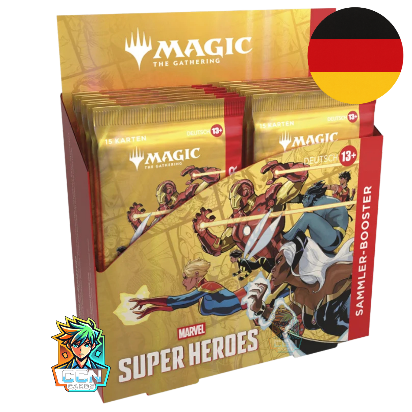 Magic: The Gathering - Marvel Super Heroes Sammler Booster Display - DE
