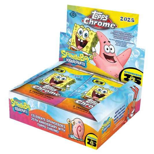 Topps - 2025 Chrome SpongeBob - Hobby Box