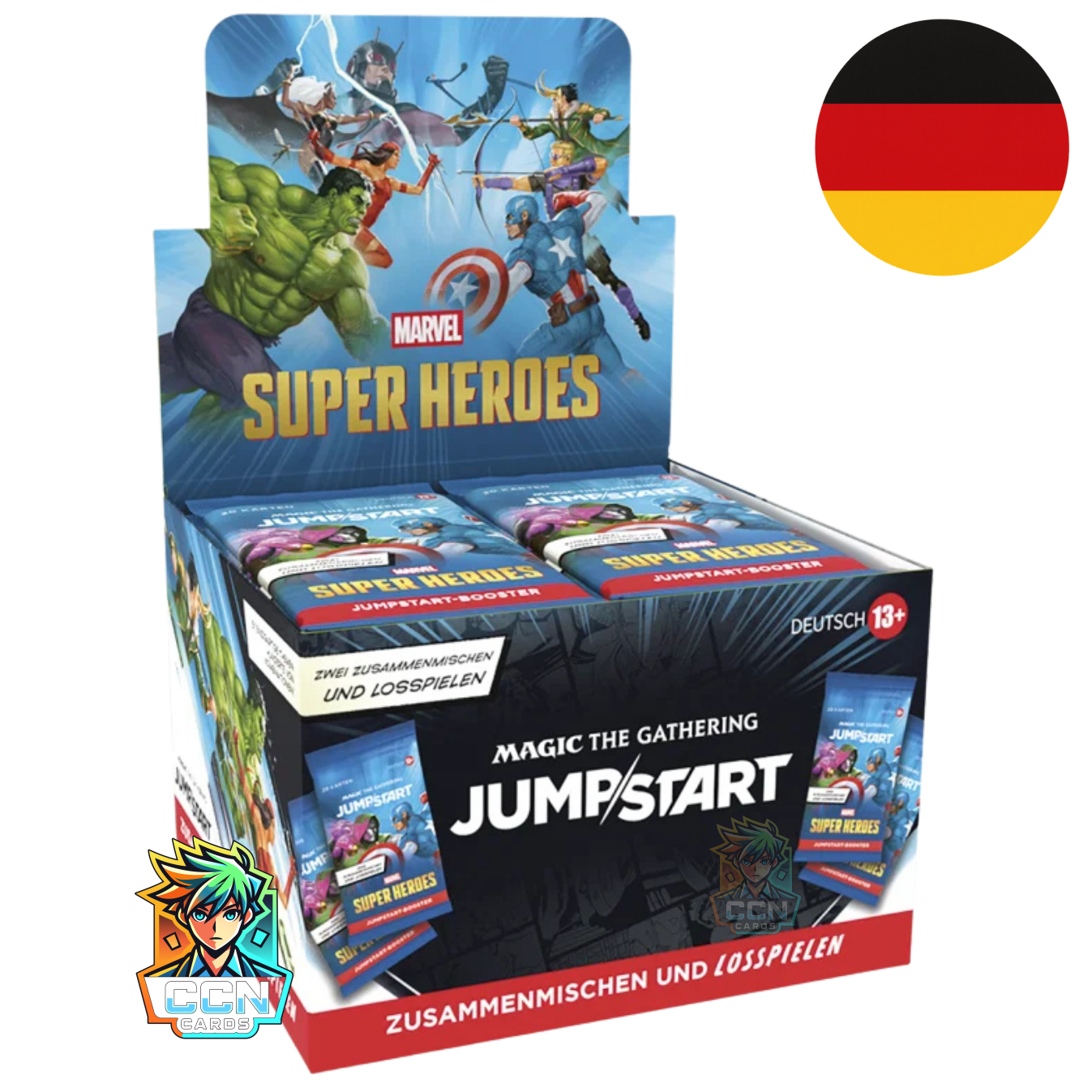 Magic: The Gathering - Marvel Super Heroes Jumpstart Booster Display - DE