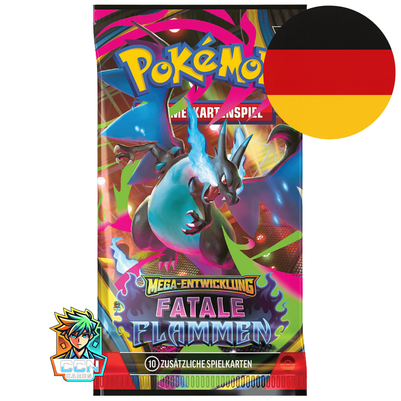 Pokémon Mega Entwicklung - Fatale Flammen Booster - DE