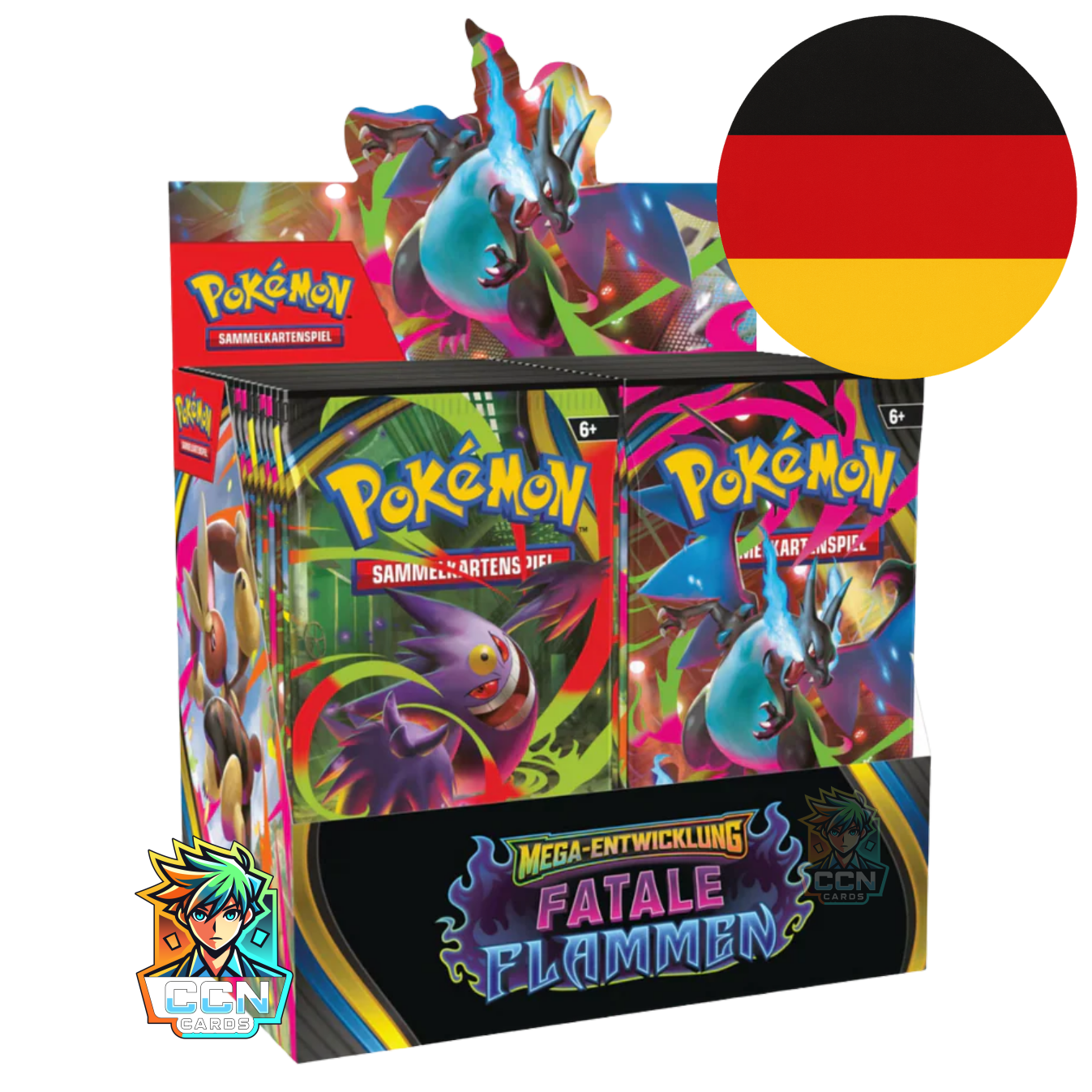 Pokémon Mega Entwicklung - Fatale Flammen Booster - DE