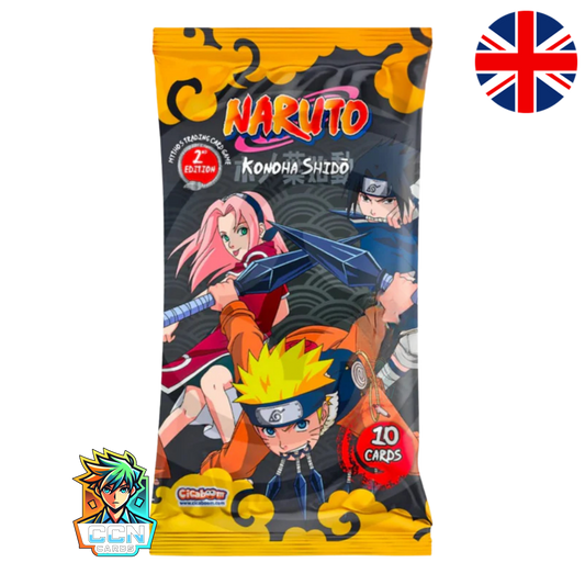 Naruto Mythos Card Game - First Set 2nd Edition Konoha Shidō Booster - ENG