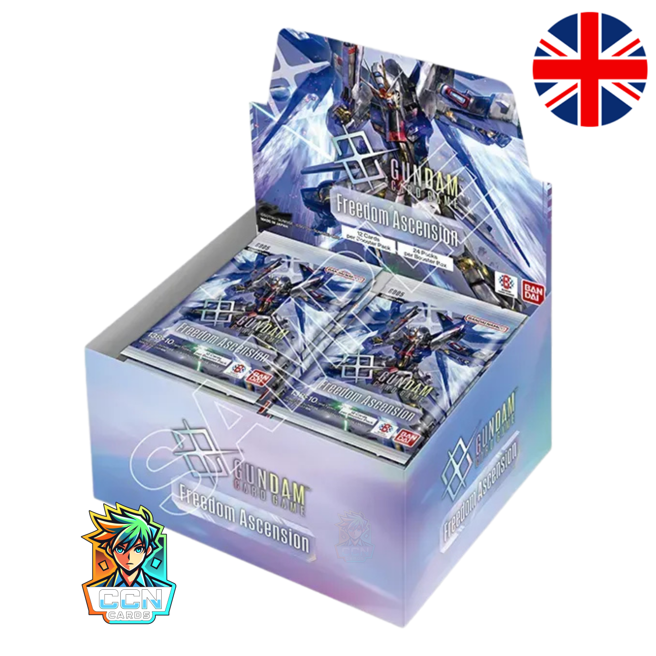 Vorbestellung Gundam Card Game - Freedom Ascension GD05 - ENG