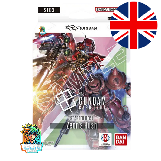 Gundam Card Game - Starter Deck Zeon´s Rush ST03/ST03A - ENG