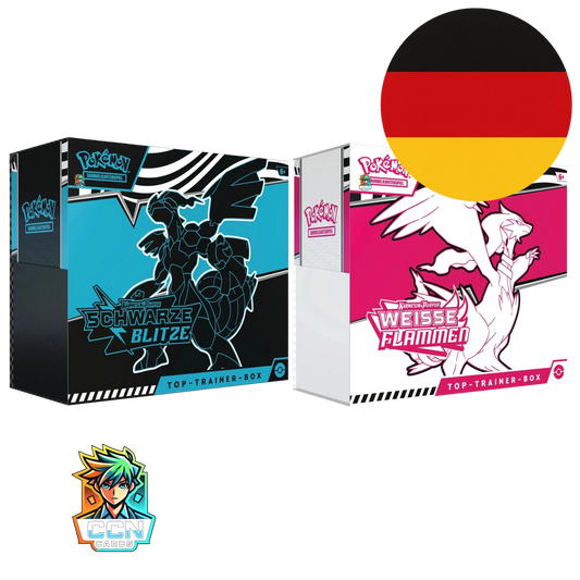 Pokémon Karmesin & Purpur - Schwarze Blitze/Weiße Flammen Top-Trainer-Box - DE