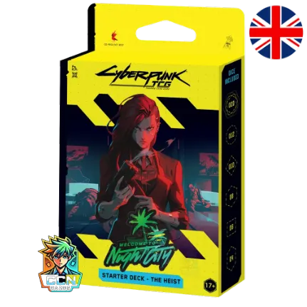 VORBESTELLUNG: Cyberpunk TCG - Welcome To Night City Starter Deck - The Heist - ENG (Kopie)