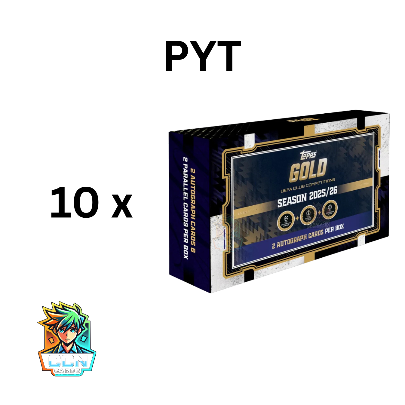 Topps - 10 Box Team Break UCC Gold 2025/26 - Hobby Box