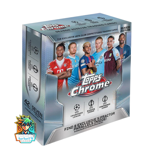 Topps - Chrome UEFA Club Competitions 2025/26 - Mega Box