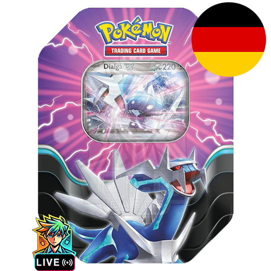 Pokémon Azur-Legenden: Dialga ex Tin Frühling 2025 - DE