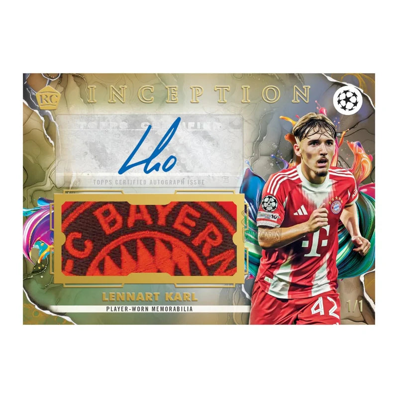 Topps - 2025/26 Inception UEFA Club Competitions - Hobby Box