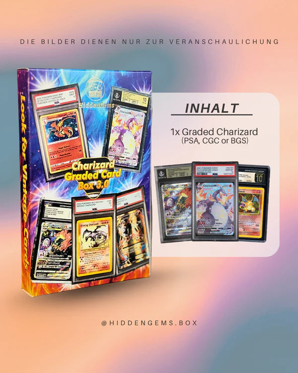 Hidden Gems - Pokémon Graded Charizard Box 3.0
