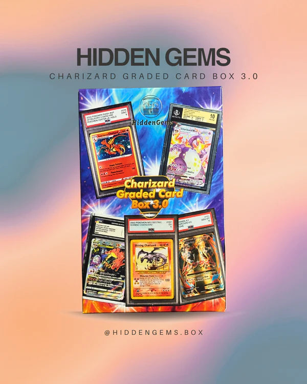 Hidden Gems - Pokémon Graded Charizard Box 3.0